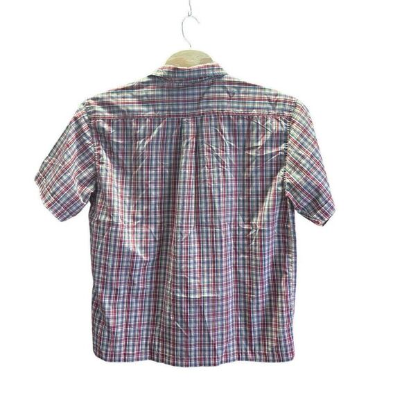 American Eagle Bright Plaid Short Sleeve Extra Large (XL) - Picture 2 of 6